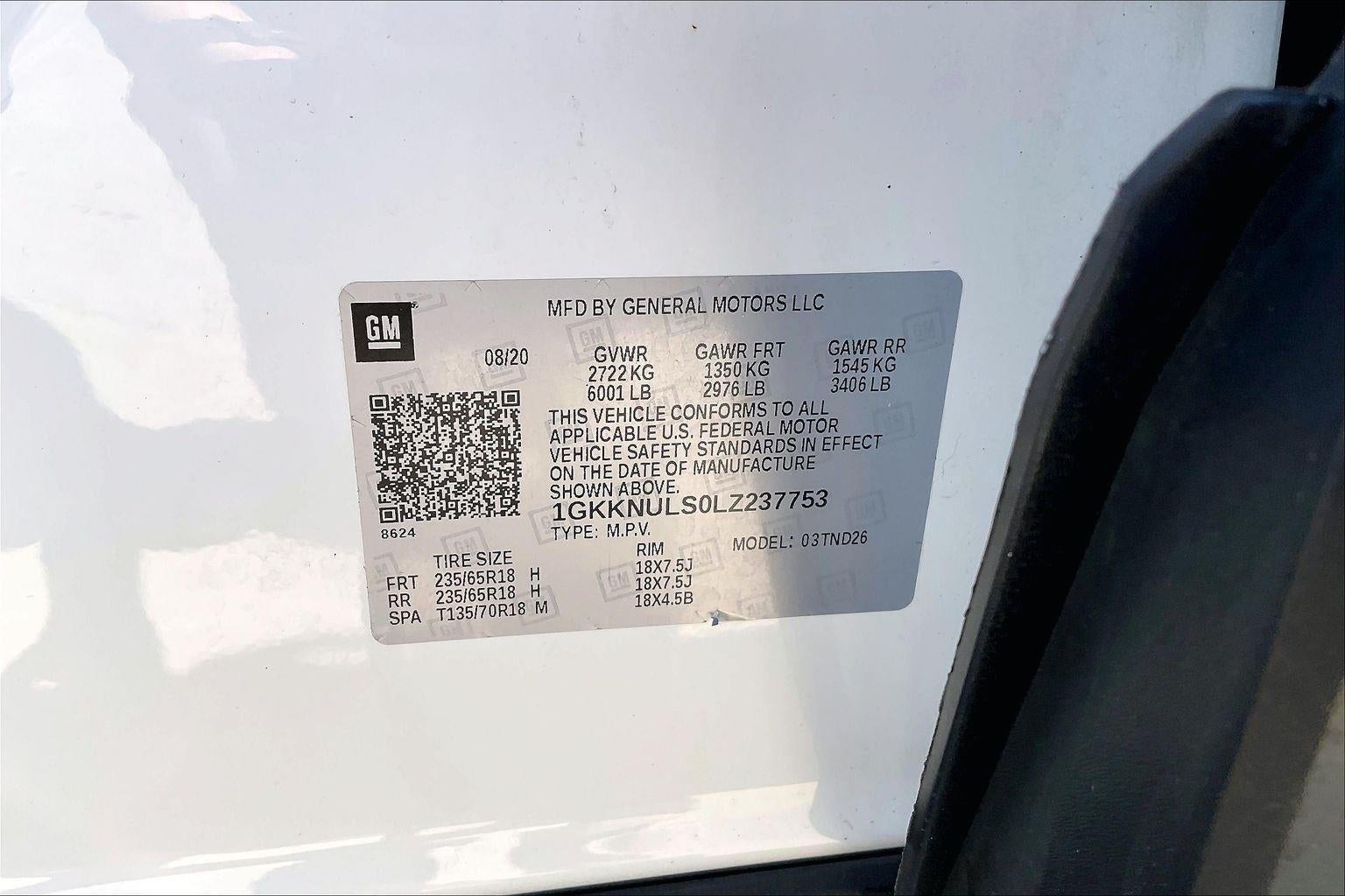 2020 GMC Acadia SLT