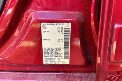 2015 Nissan Altima 2.5 SV