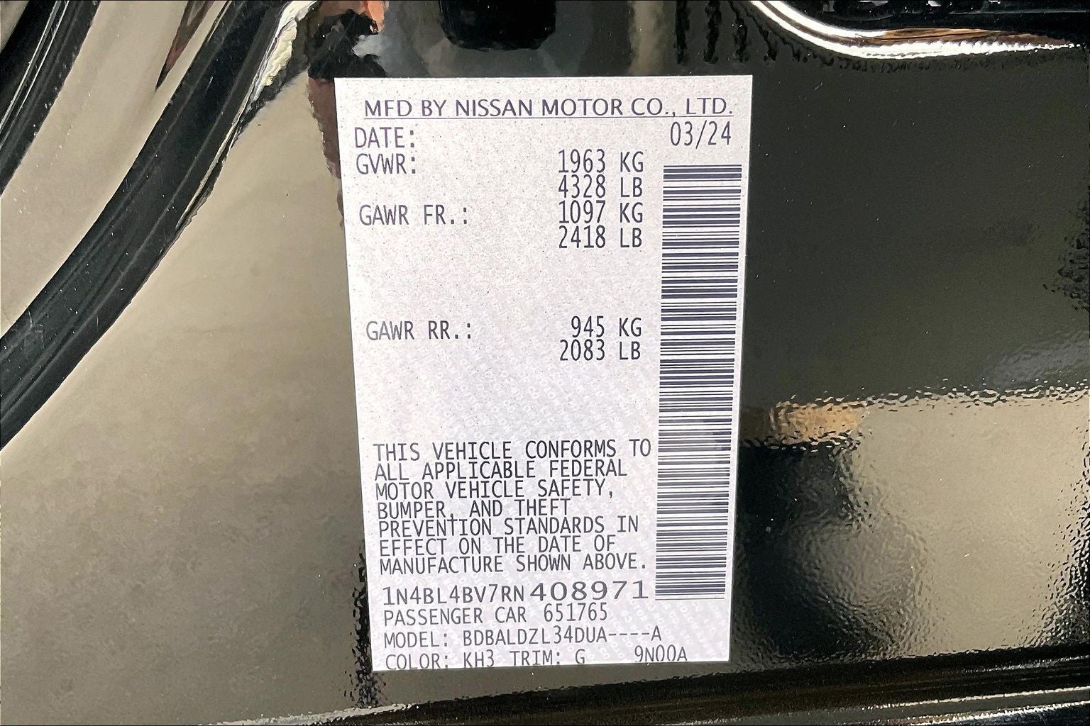 2024 Nissan Altima 2.5 S