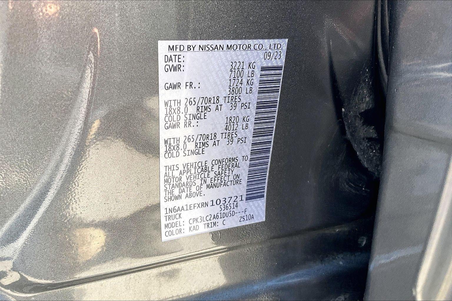 2024 Nissan Titan SV