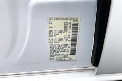 2019 Nissan Frontier SV