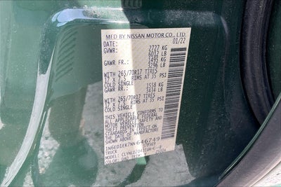 2022 Nissan Frontier PRO-4X