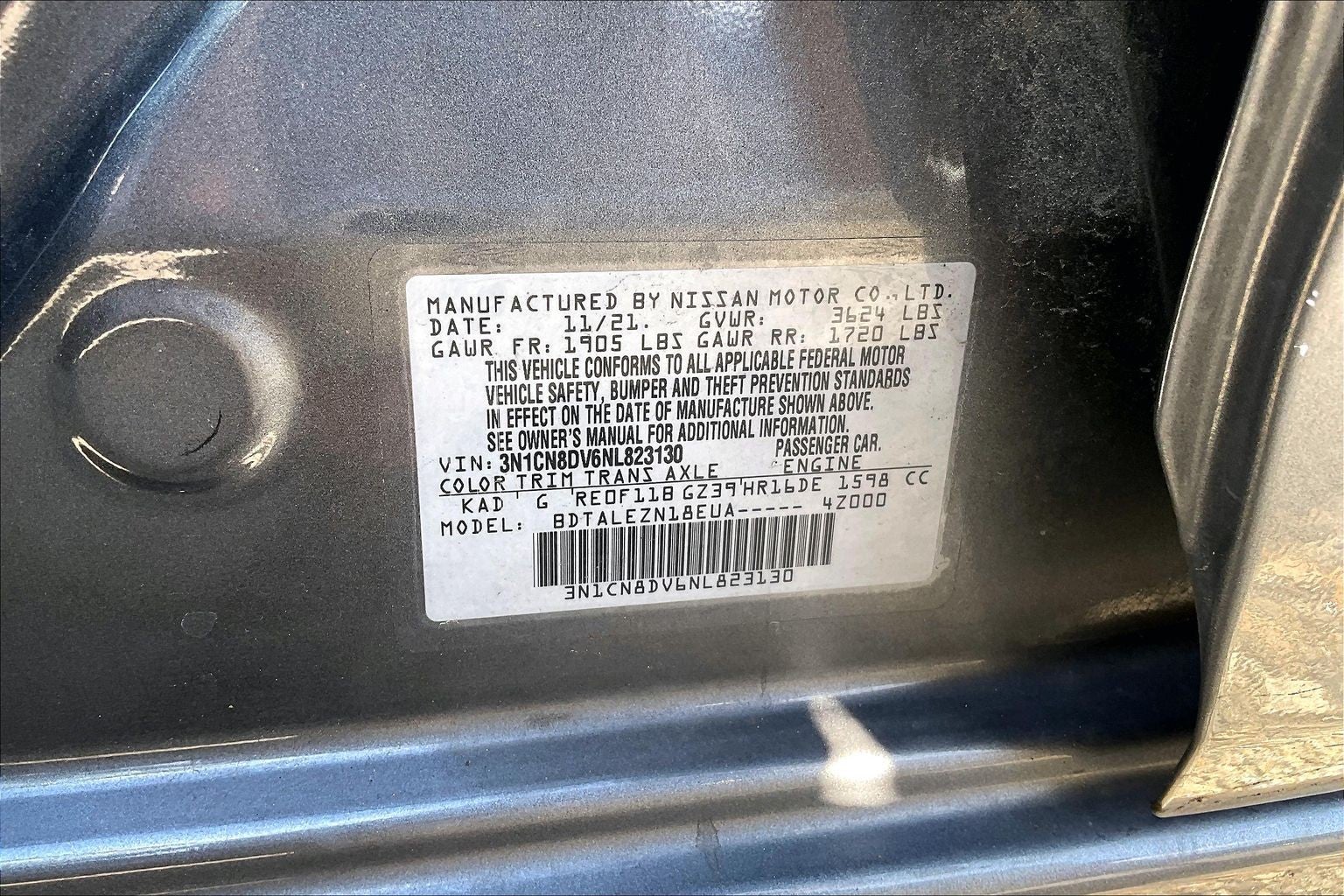 2022 Nissan Versa S