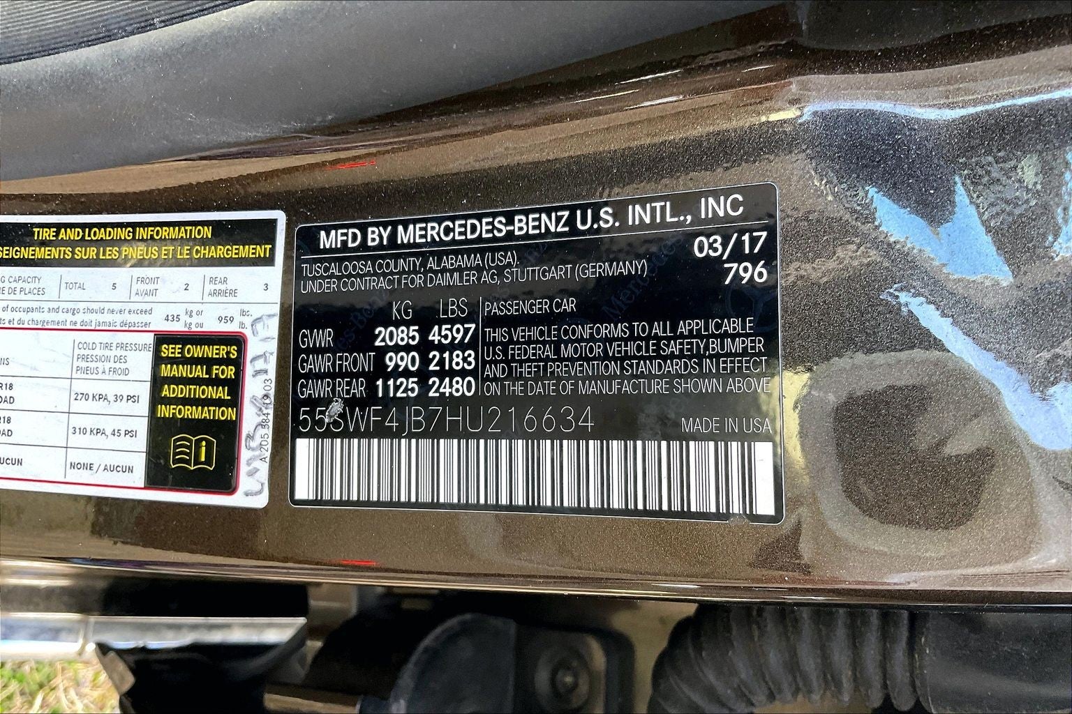 2017 Mercedes-Benz C-Class C 300