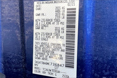 2021 Nissan Rogue SV