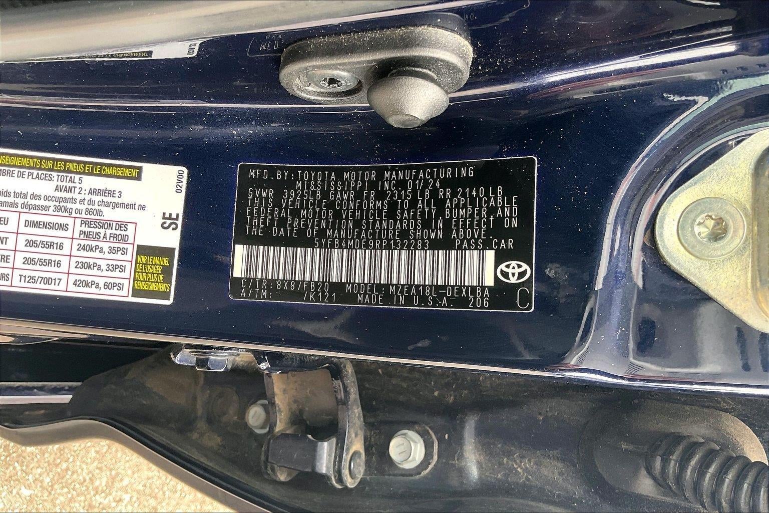2024 Toyota Corolla LE