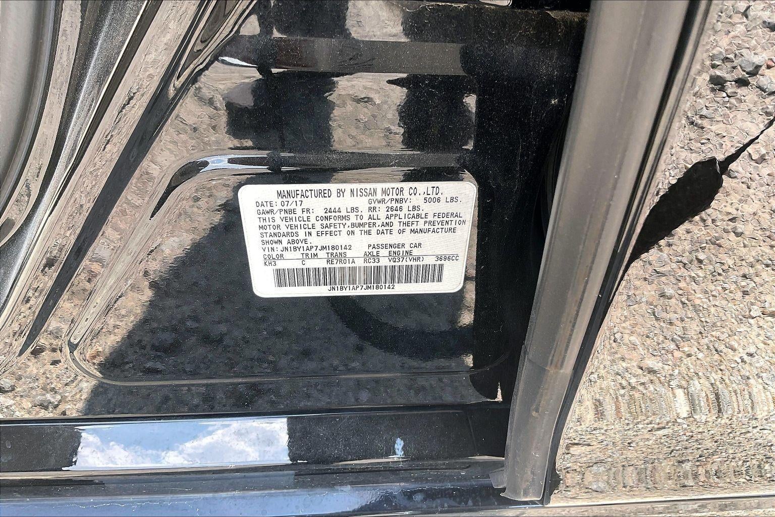 2018 INFINITI Q70 3.7 LUXE