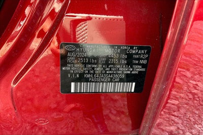 2025 Hyundai SONATA SEL