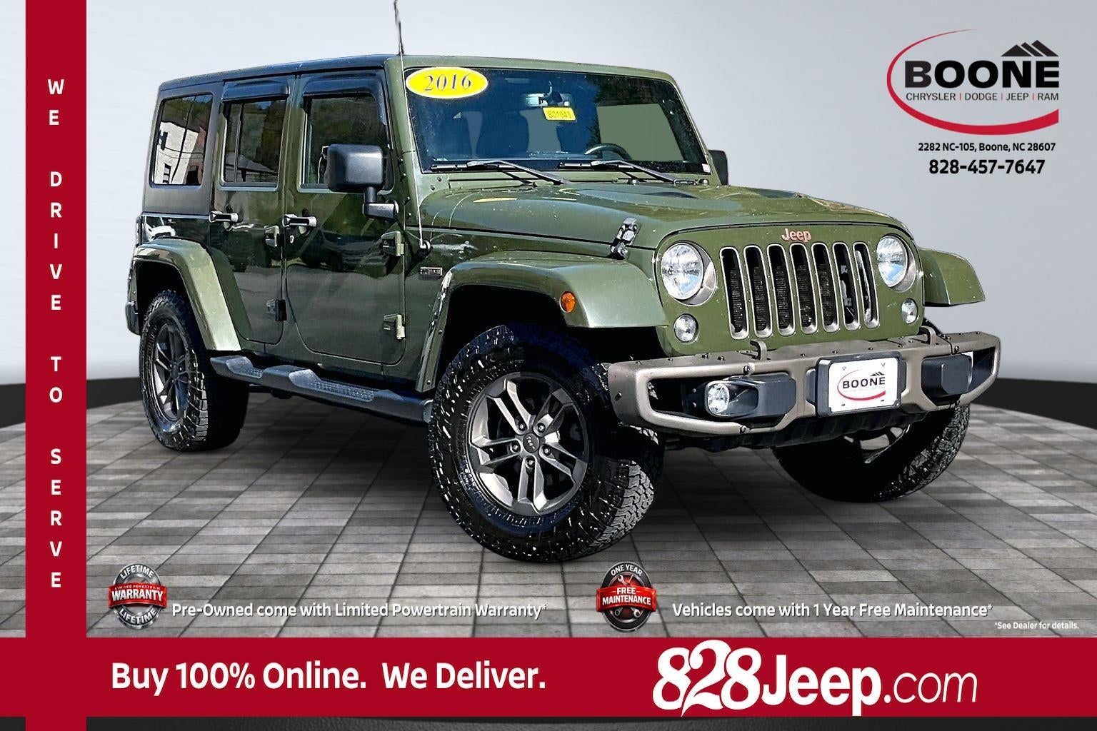 2016 Jeep Wrangler Unlimited 75th Anniversary