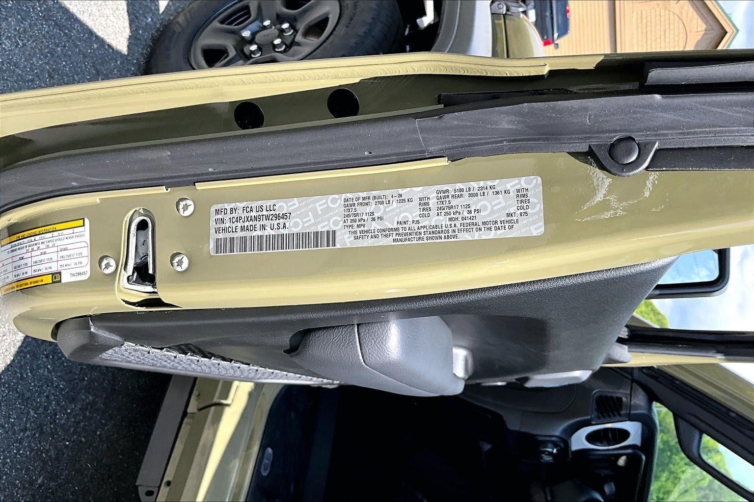 2026 Jeep Wrangler Sport