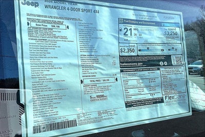 2026 Jeep Wrangler Sport