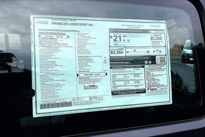 2026 Jeep Wrangler Sport