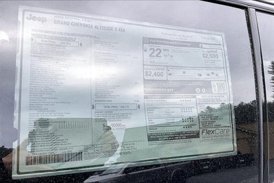 2025 Jeep Grand Cherokee Altitude X