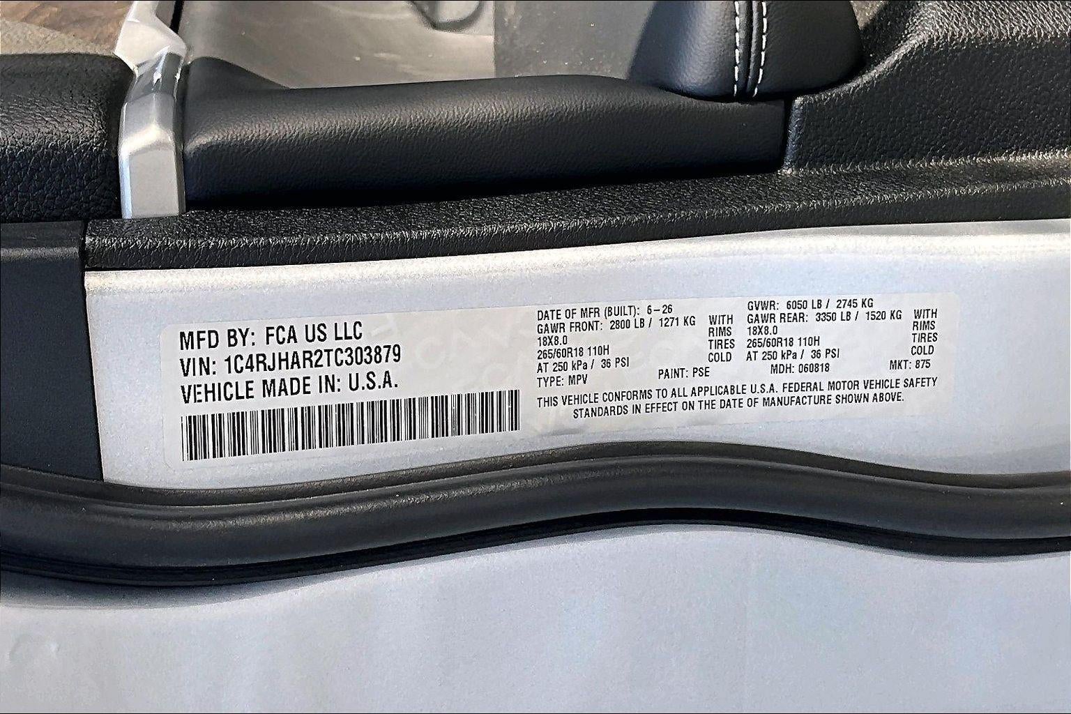 2026 Jeep Grand Cherokee Laredo Altitude