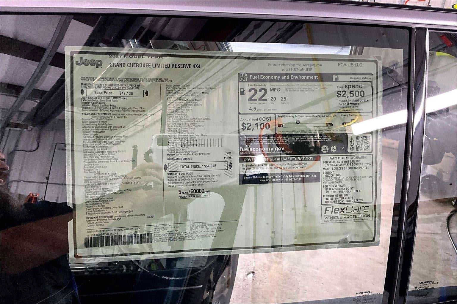 2027 Jeep Grand Cherokee Limited Reserve
