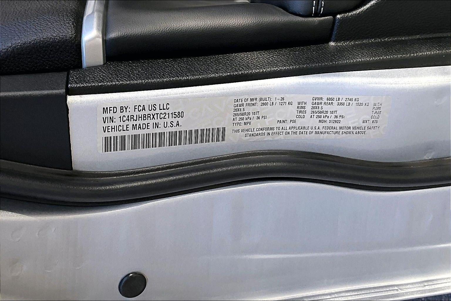 2026 Jeep Grand Cherokee Limited