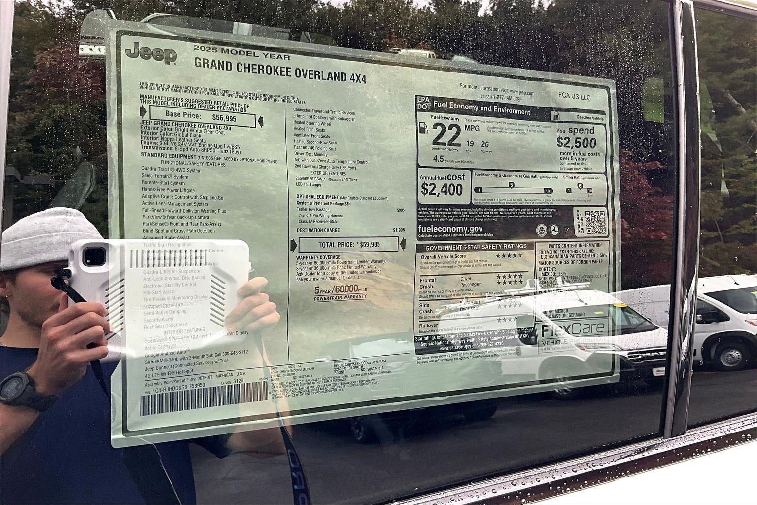 2025 Jeep Grand Cherokee Overland