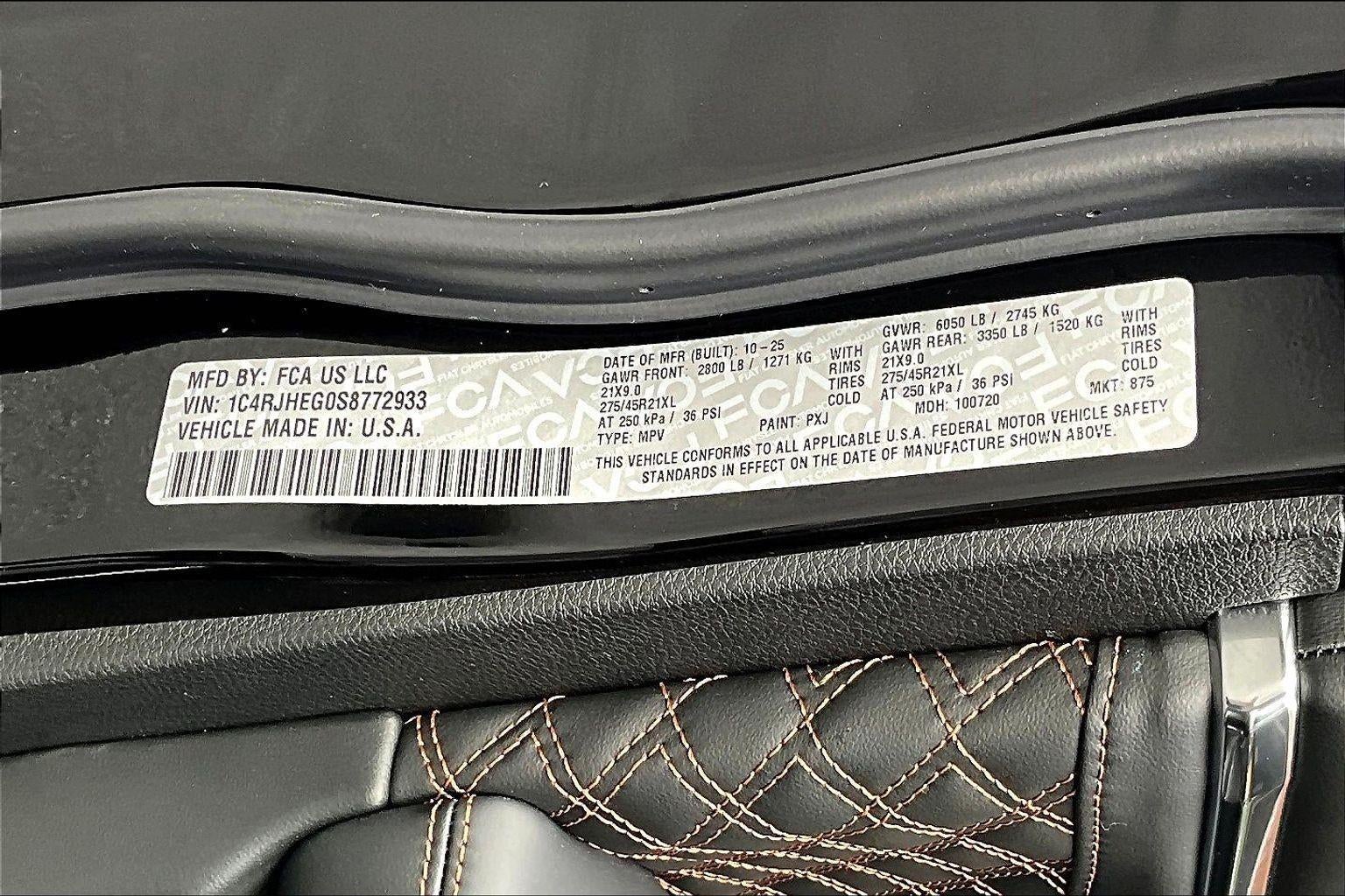 2025 Jeep Grand Cherokee Summit Reserve