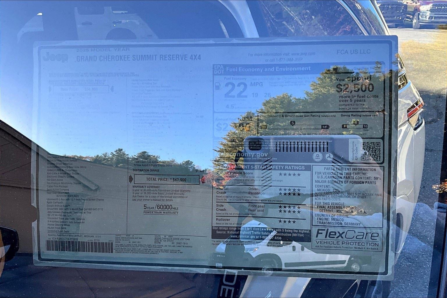 2025 Jeep Grand Cherokee Summit Reserve