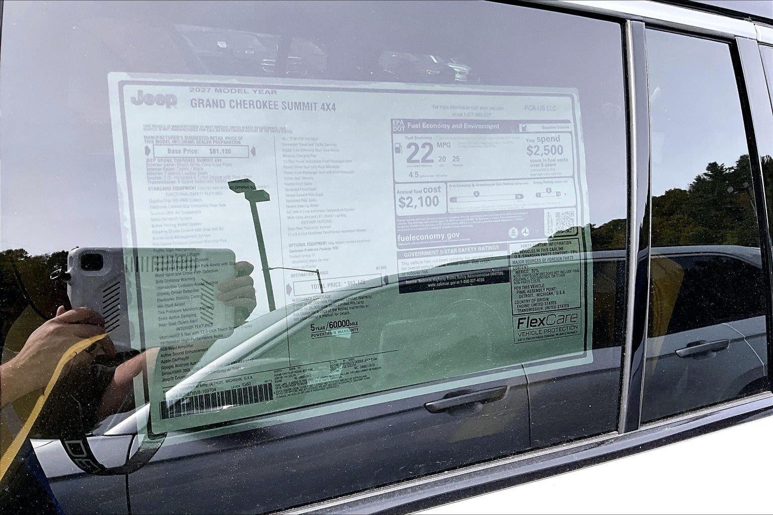 2027 Jeep Grand Cherokee Summit