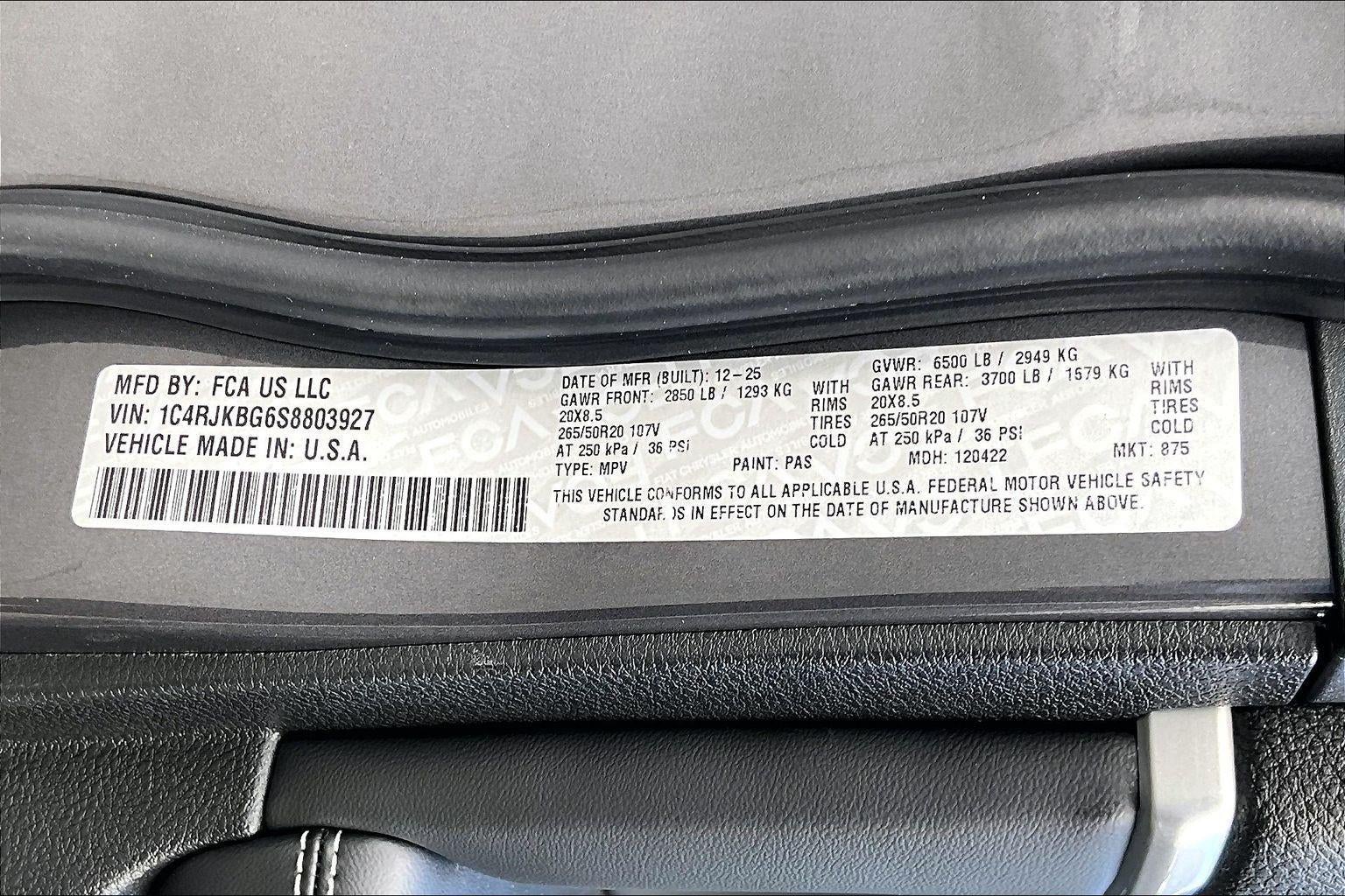 2025 Jeep Grand Cherokee L Limited