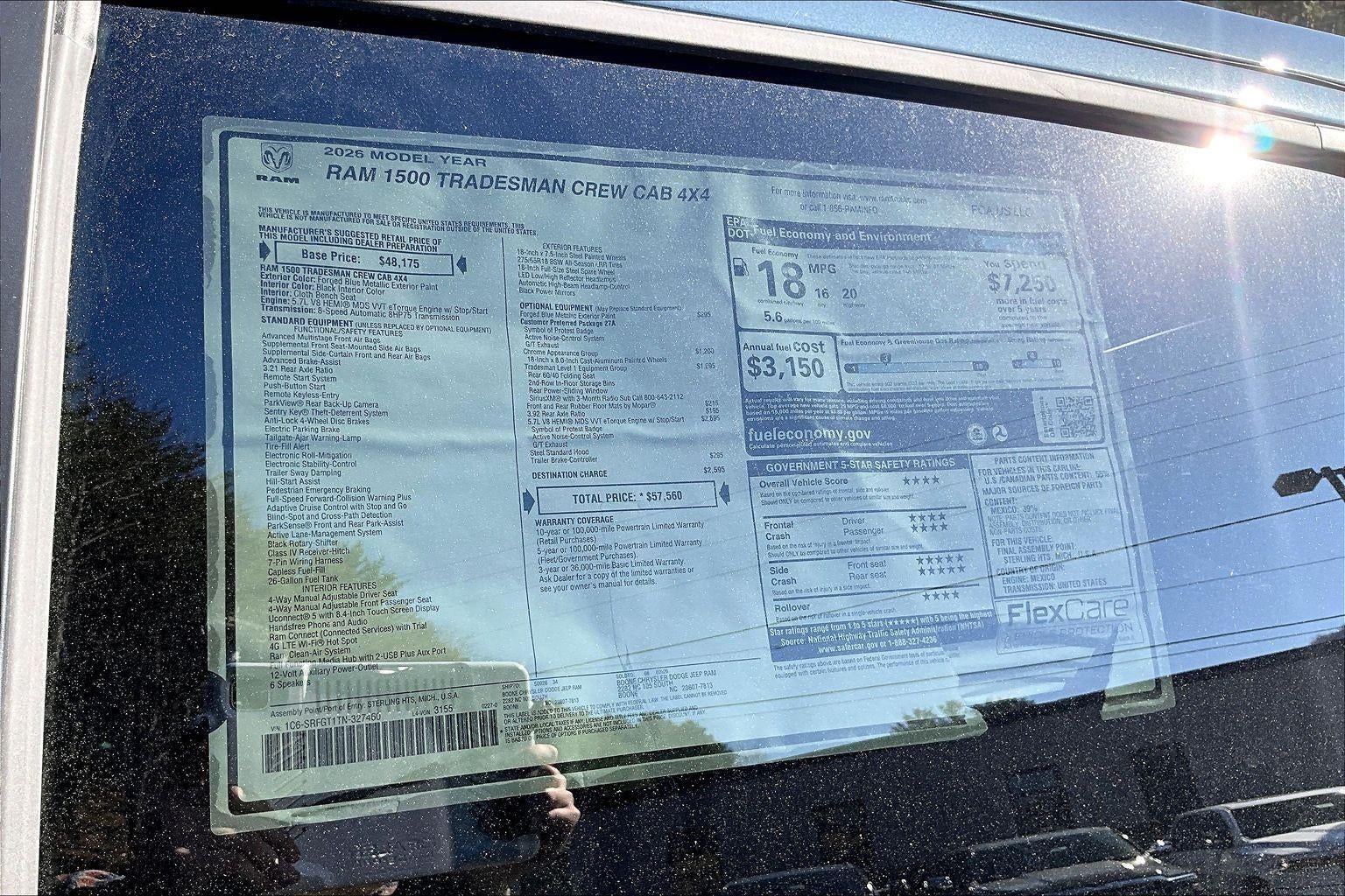 2026 RAM 1500 Tradesman