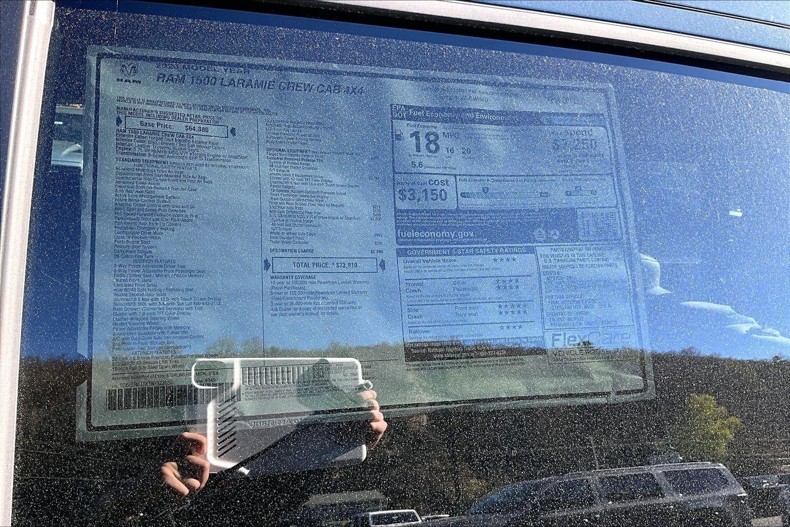 2026 RAM RAM 1500 RAM 1500 LARAMIE CREW CAB 4X4 5'7' BOX