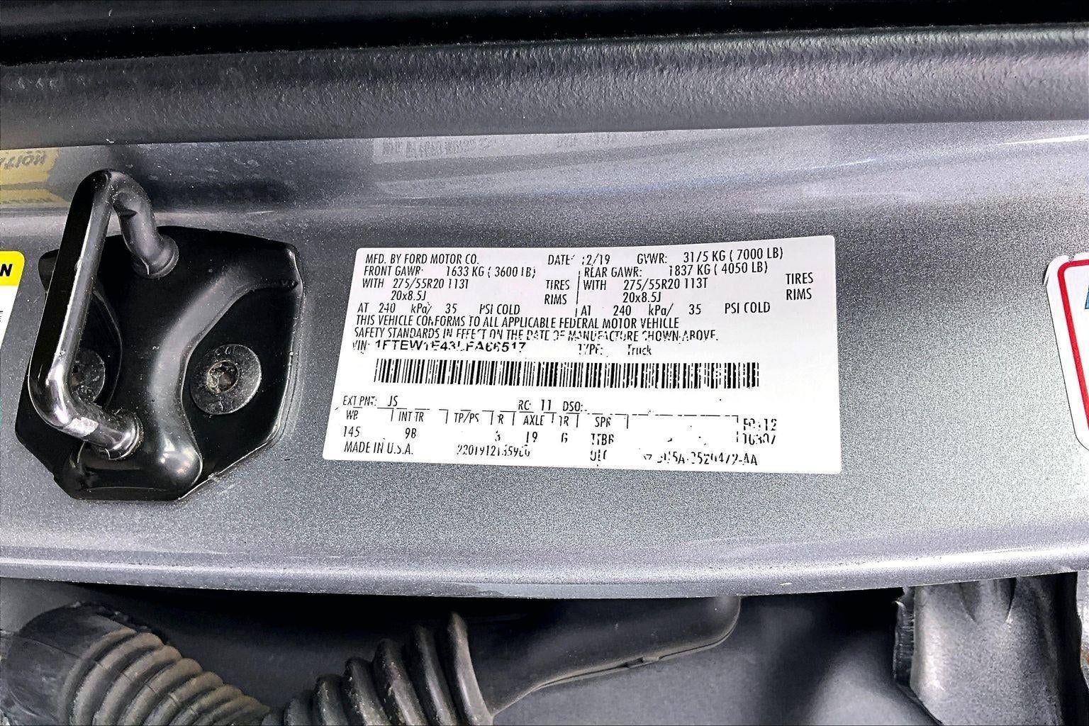 2020 Ford F-150 Platinum