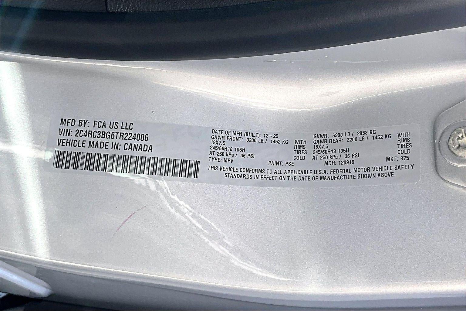 2026 Chrysler Pacifica Select