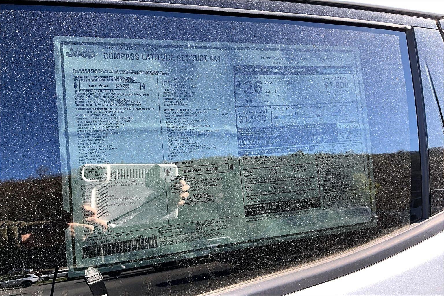 2026 Jeep Compass Latitude Altitude