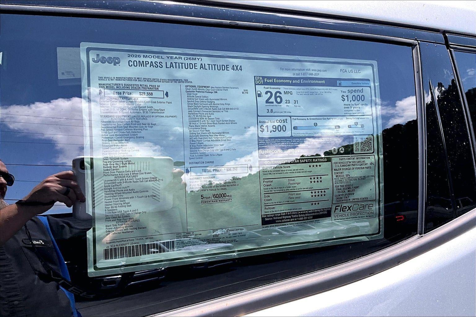 2026 Jeep Compass Latitude Altitude
