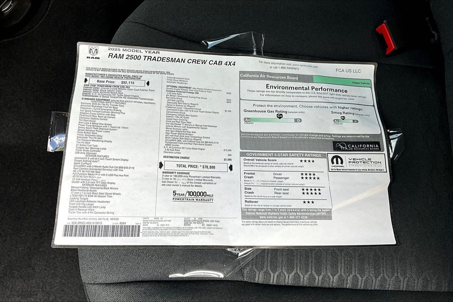 2025 RAM 2500 Tradesman