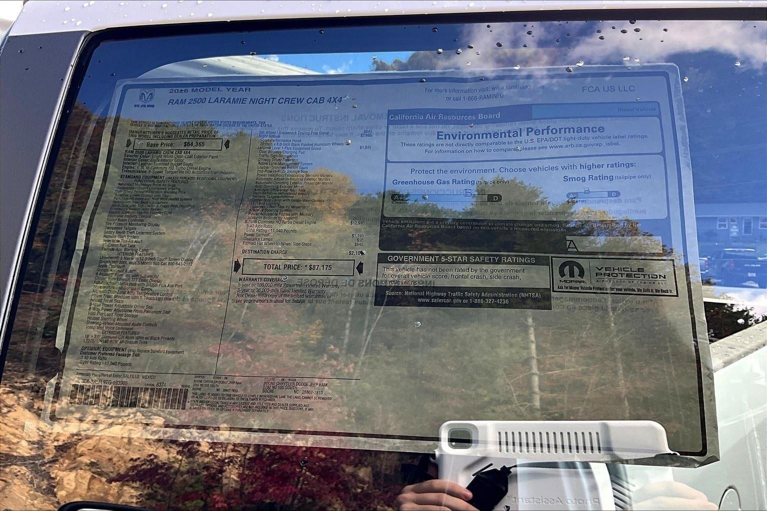 2026 RAM 2500 Laramie