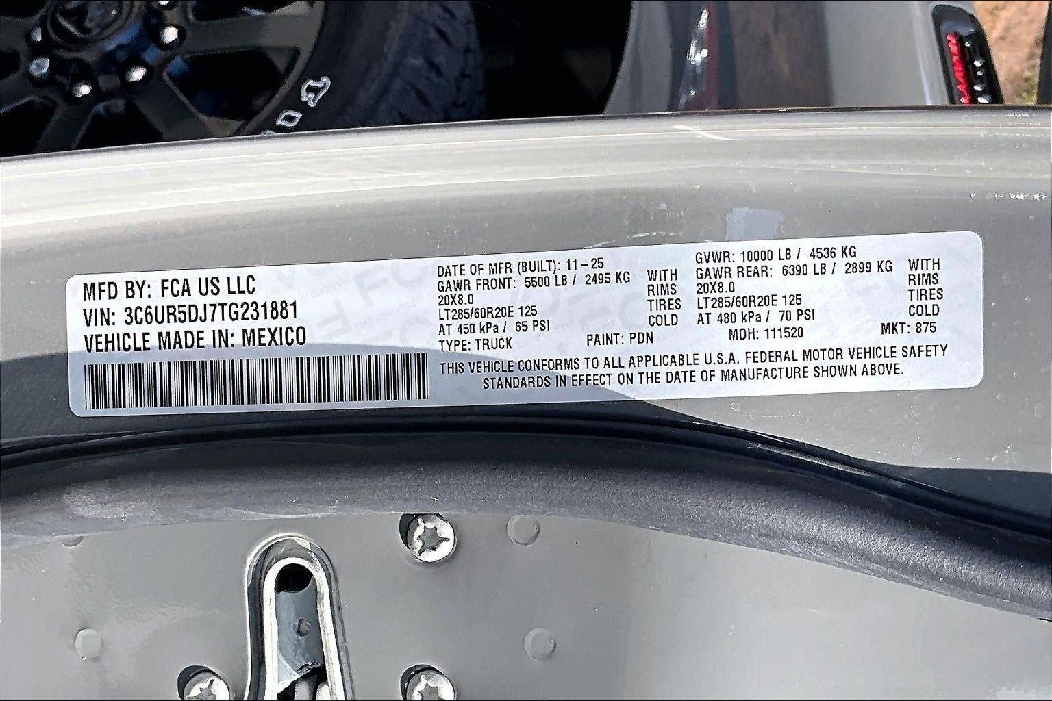 2026 RAM 2500 Big Horn