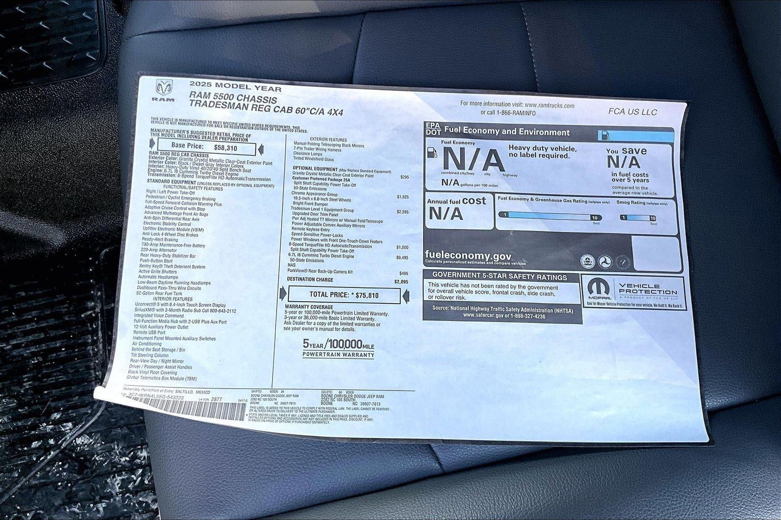 2025 RAM 5500 Chassis Cab Tradesman