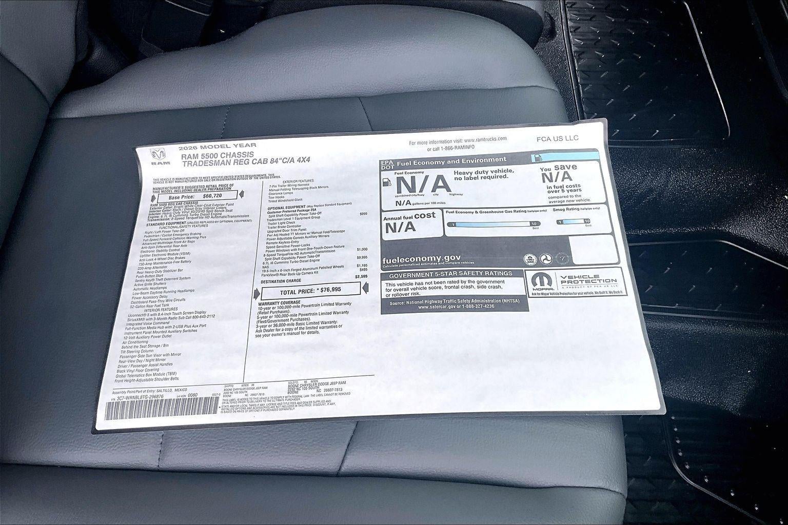 2026 RAM 5500 Chassis Cab Tradesman