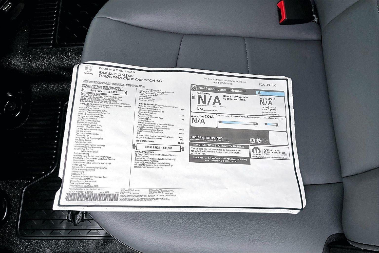 2026 RAM 5500 Chassis Cab Tradesman