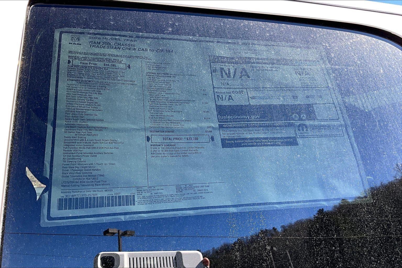 2026 RAM 3500 Chassis Cab Tradesman