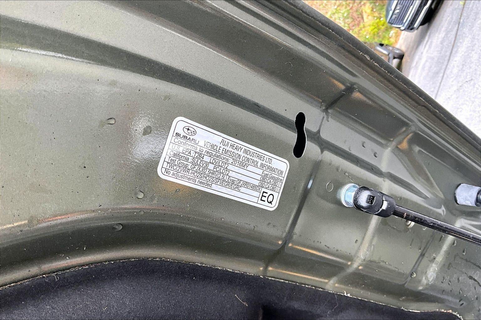2016 Subaru Outback 2.5i Limited