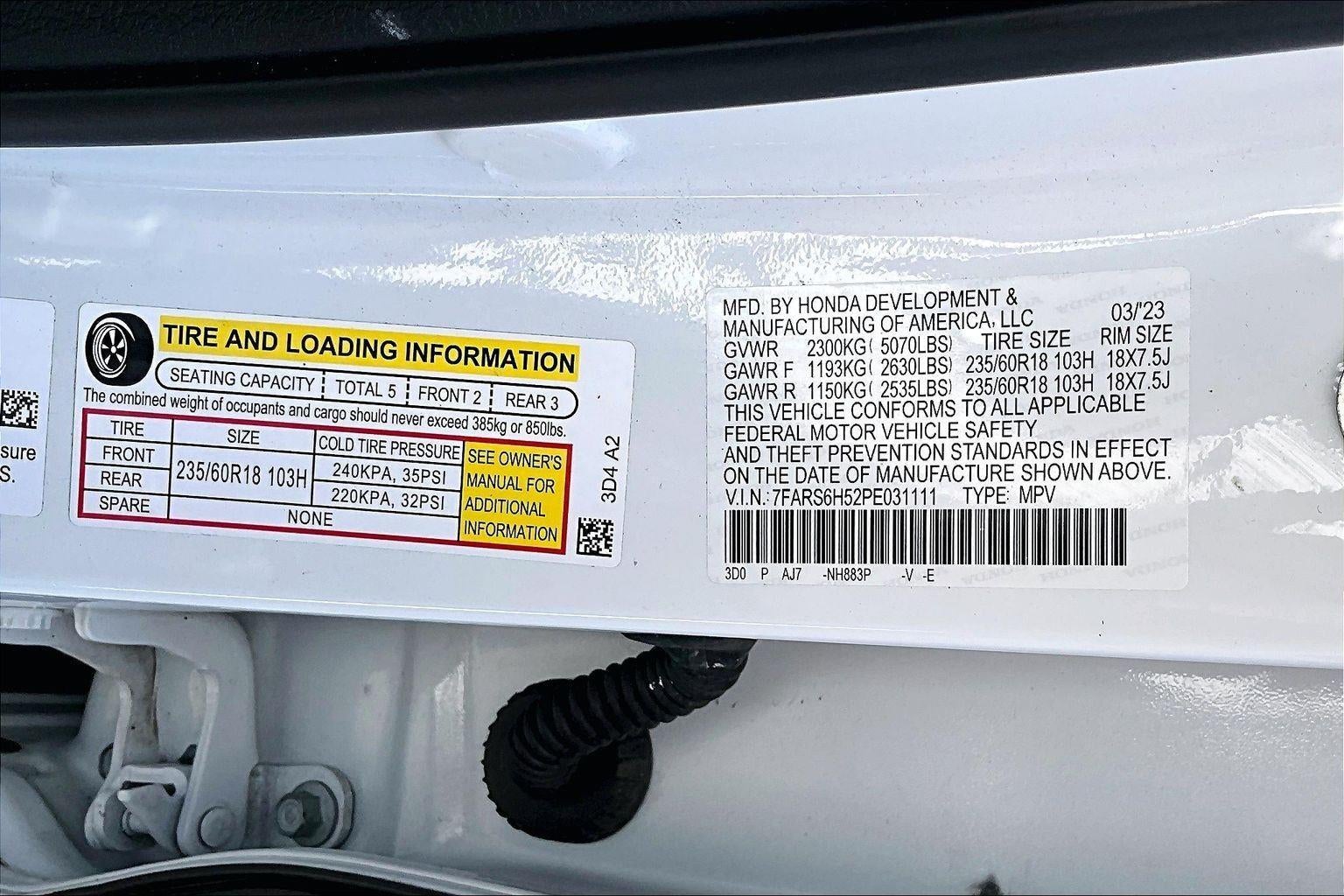 2023 Honda CR-V Hybrid Sport