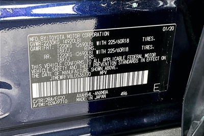 2020 Toyota RAV4 Hybrid XSE