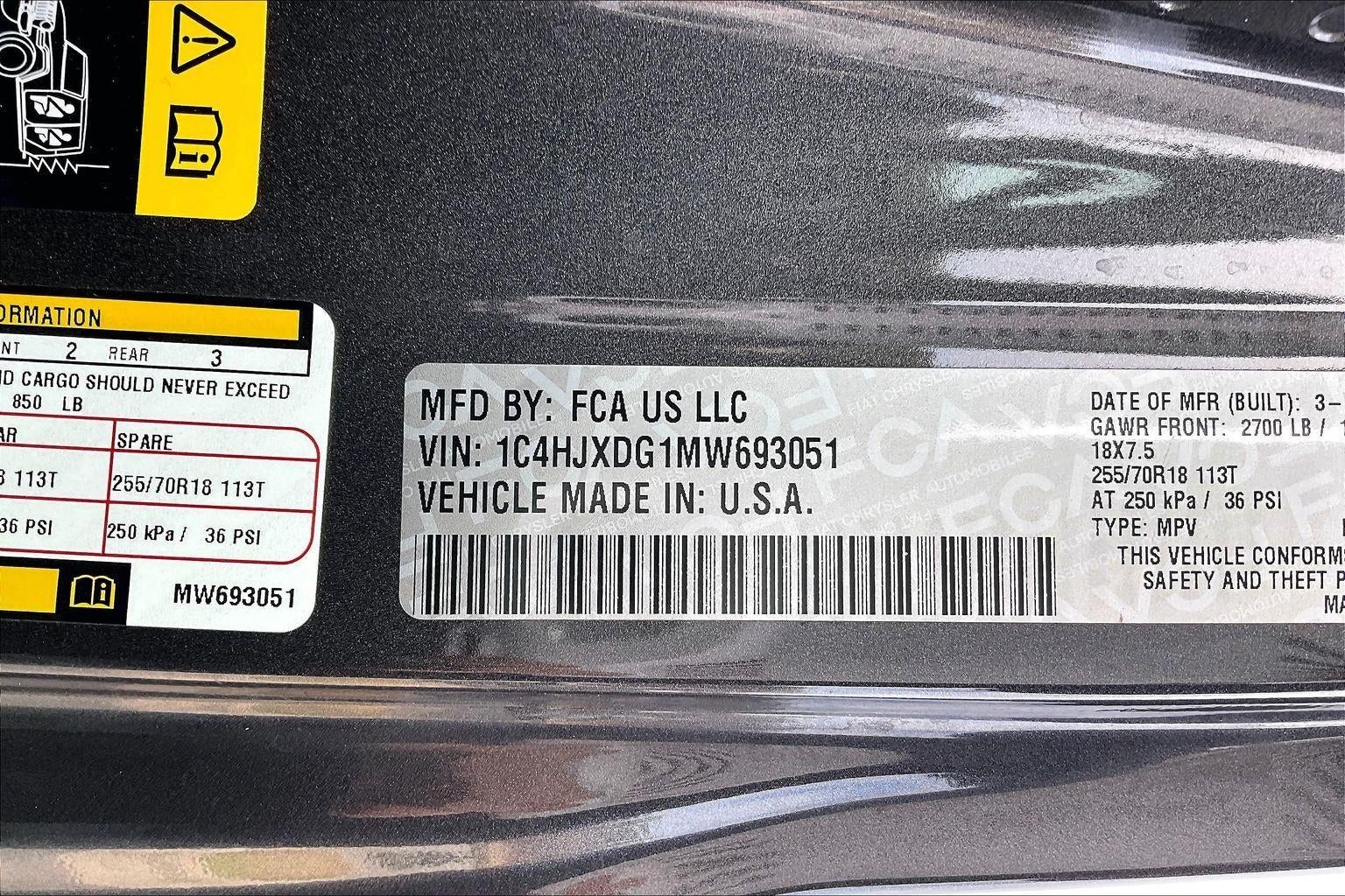 2021 Jeep Wrangler Unlimited 80th Anniversary