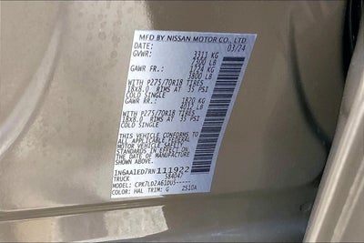 2024 Nissan Titan PRO-4X