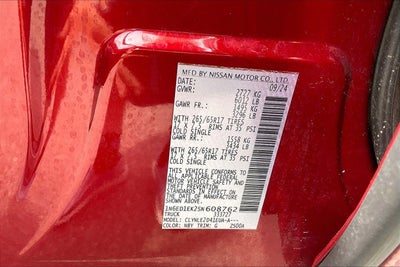 2025 Nissan Frontier SL