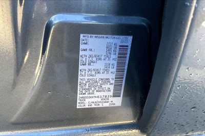 2026 Nissan Frontier SV