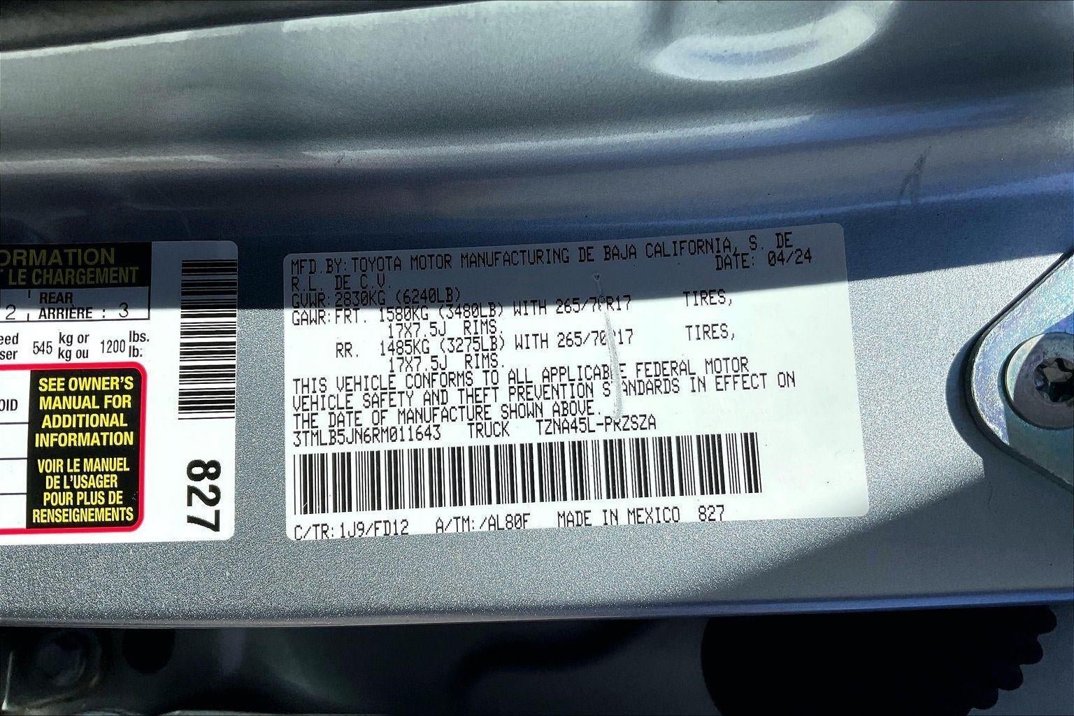 2024 Toyota Tacoma TRD Off Road