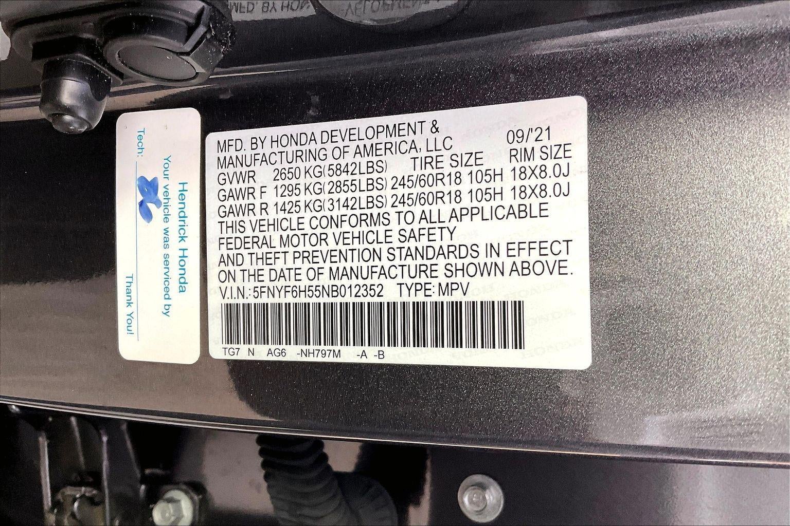 2022 Honda Pilot EX-L