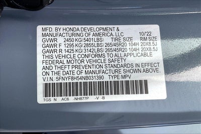 2022 Honda Passport EX-L