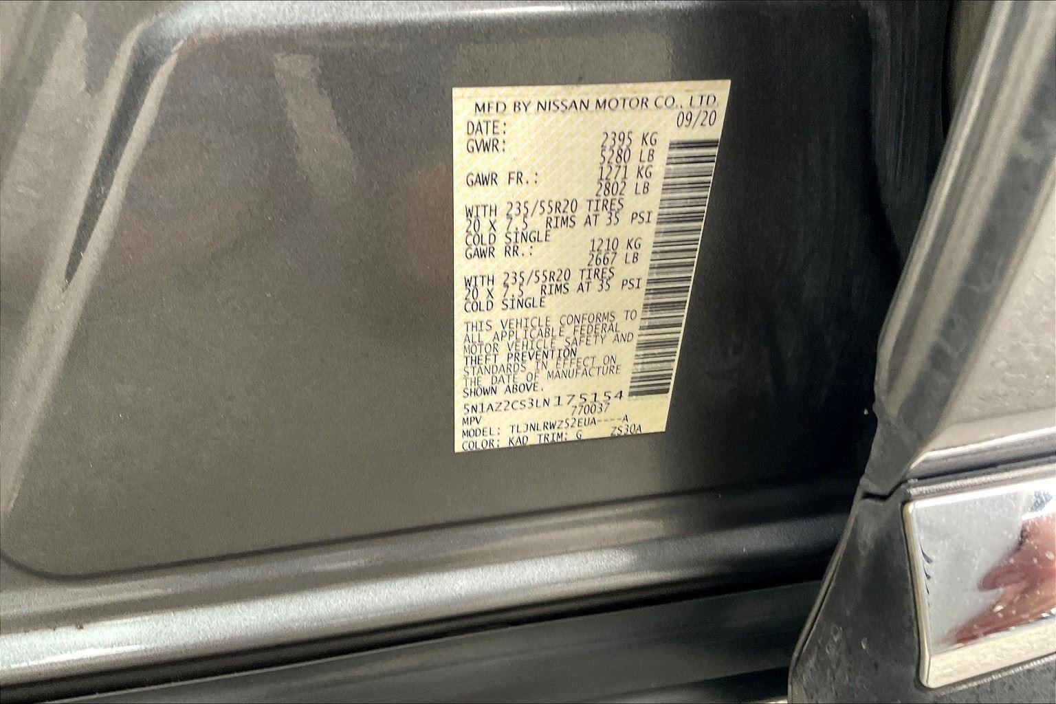 2020 Nissan Murano SL