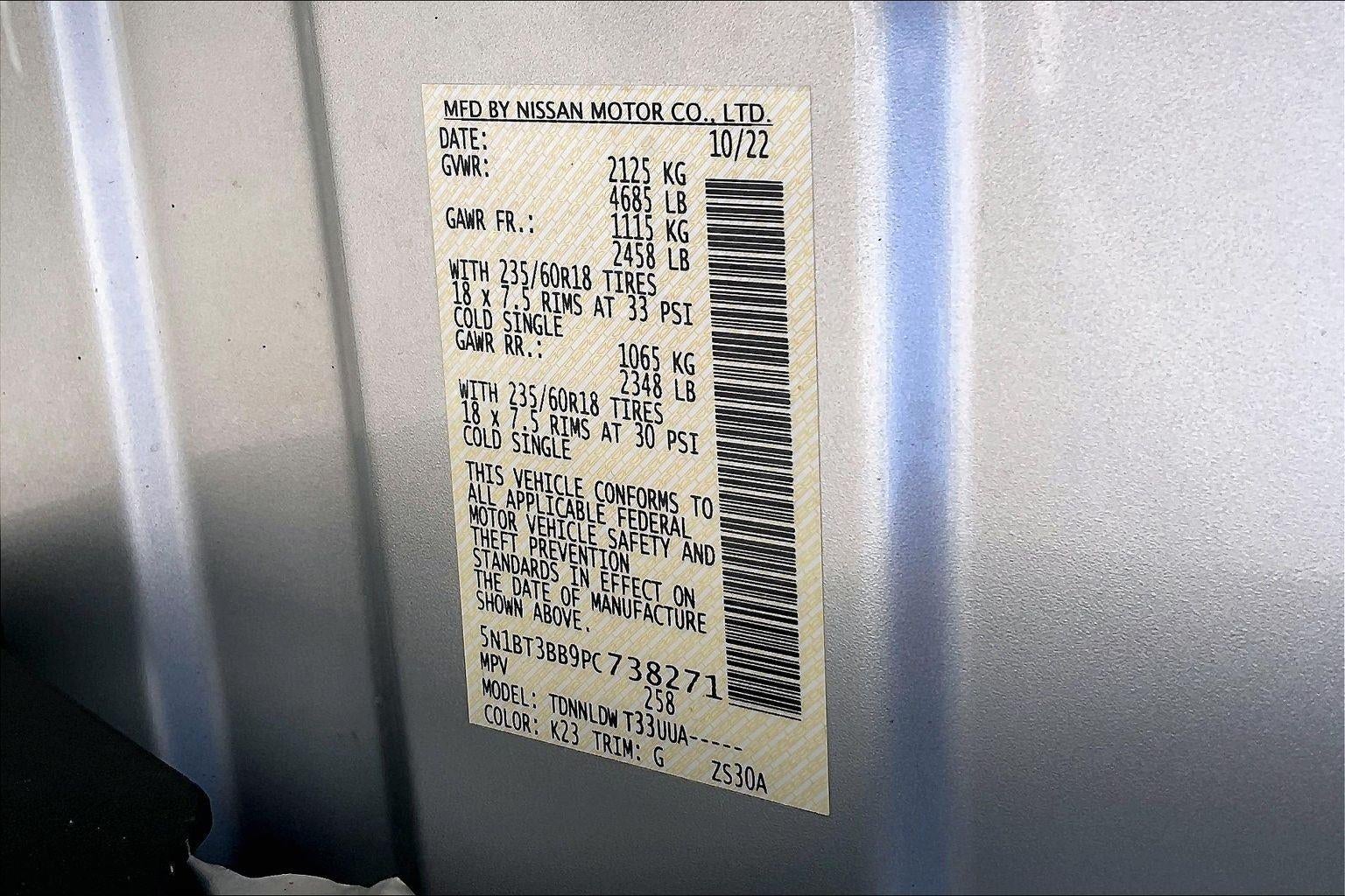 2023 Nissan Rogue SV